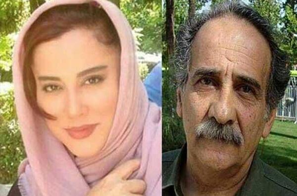 عکس آشا محرابی و پدرش