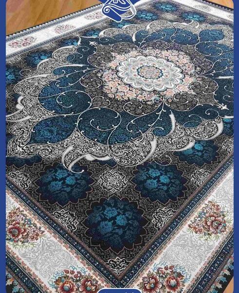 عکس فرش سرمه ای جدید