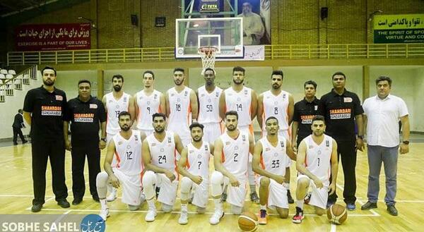 عکس بازیکنان تیم بسکتبال شهرداری گرگان