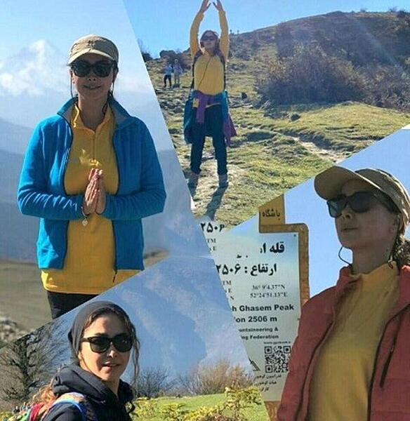 عکس آنا نعمتی با عینک آفتابی