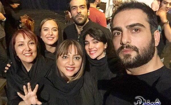 عکس حامد کمیلی و خانواده اش