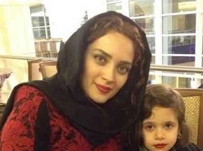 عکس زن پژمان بازغی ودخترش