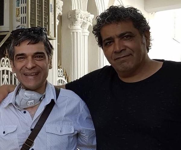 عکس اردلان شجاع کاوه باهمسرش