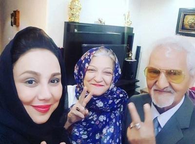 عکس بهنوش بختیاری با روحانی