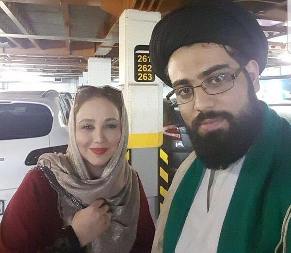 عکس بهنوش بختیاری با روحانی