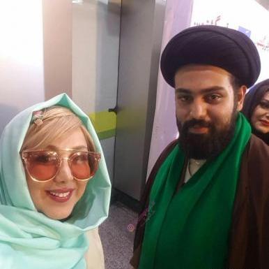 عکس بهنوش بختیاری با روحانی