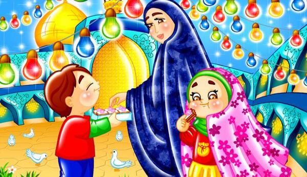 عکس کارتونی عید فطر