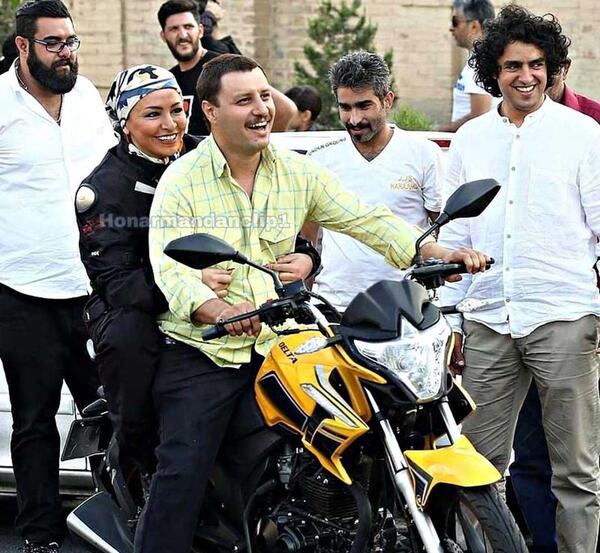 عکس جواد عزتی با بازیگر خارجی