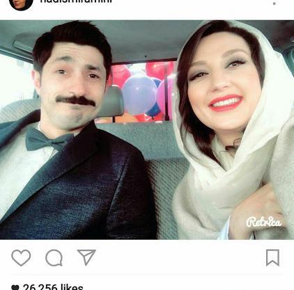 عکس مجتبی رجبی همسر حدیث میر امینی