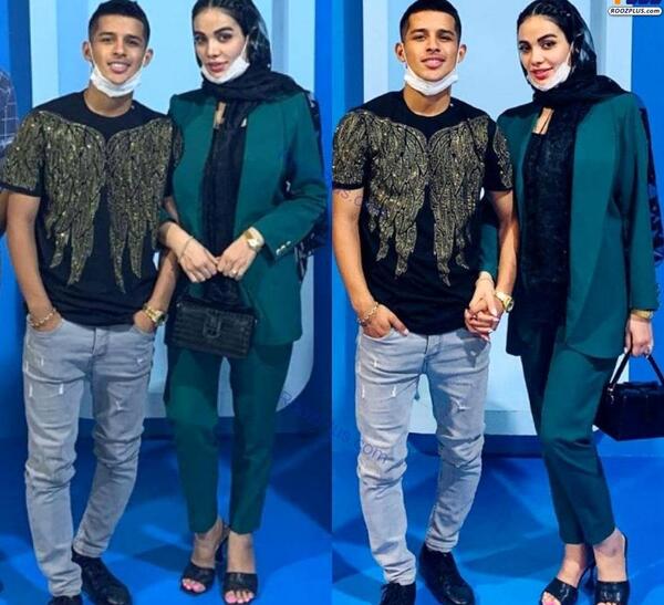عکس دوست دختر مهدی قائدی