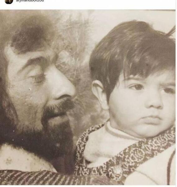 عکس برزو ارجمند جوانی