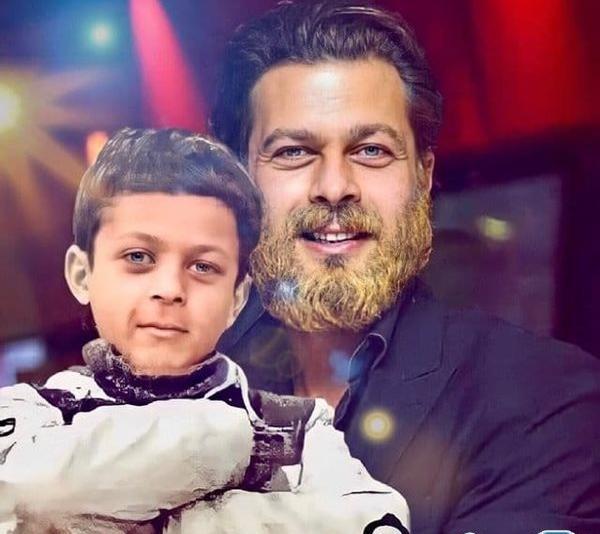 عکس کودکی پژمان بازغی