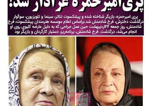 عکس خانوادگی پری امیرحمزه