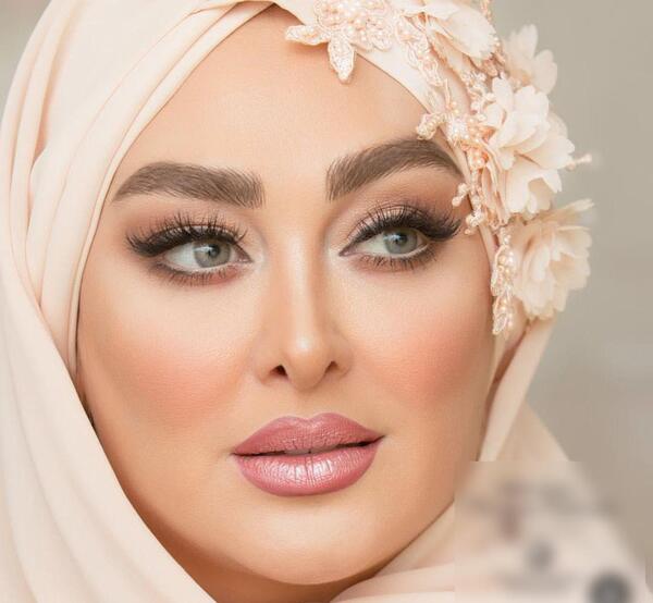 عکس الهام حمیدی در لباس عروس