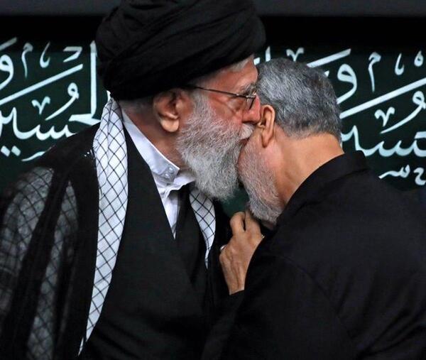 عکس سردار سلیمانی خامنه ای
