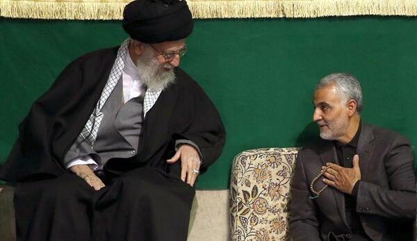 عکس سردار سلیمانی خامنه ای