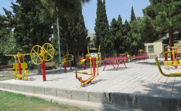 عکس وسایل ورزشی پارک
