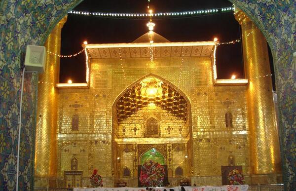 عکس ایوان طلا امام علی
