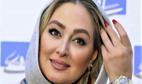 عکس آرایش غلیظ الهام حمیدی