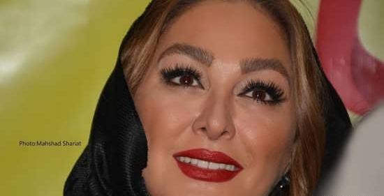 عکس آرایش غلیظ الهام حمیدی