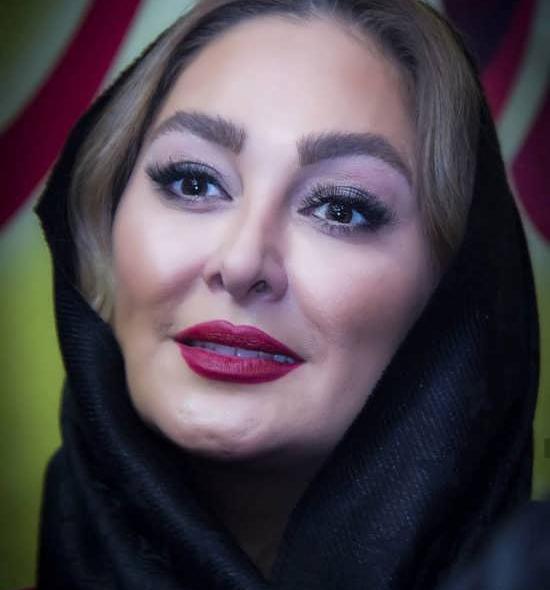 عکس آرایش غلیظ الهام حمیدی