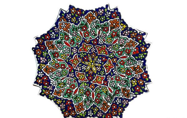 عکس مینا کاری روی سفال