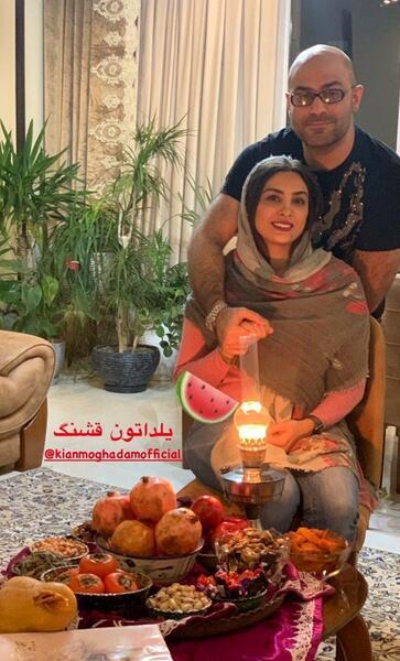 عکس حدیثه تهرانی و سگش