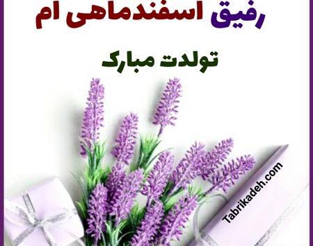 عکس تبریک تولد رفیق اسفند ماهی