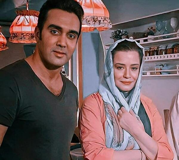 عکس امیر جعفری با مهراوه شریفی نیا
