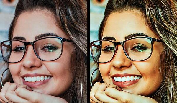 عکس فتوشاپ نقاشی