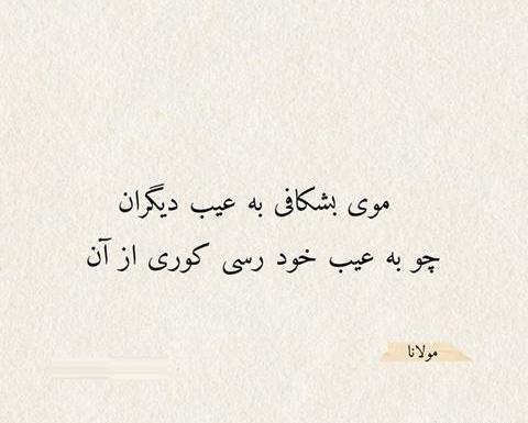 عکس نوشته عیب جویی