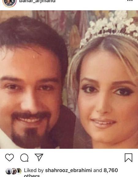 عکس عروسی برزو ارجمند