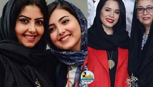 عکس مادر دختری بازیگران