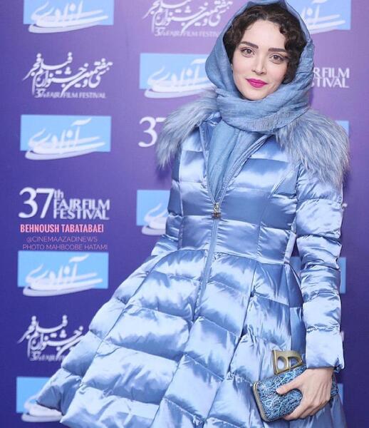 عکسهای بهنوش طباطبایی در جشنواره فیلم فجر