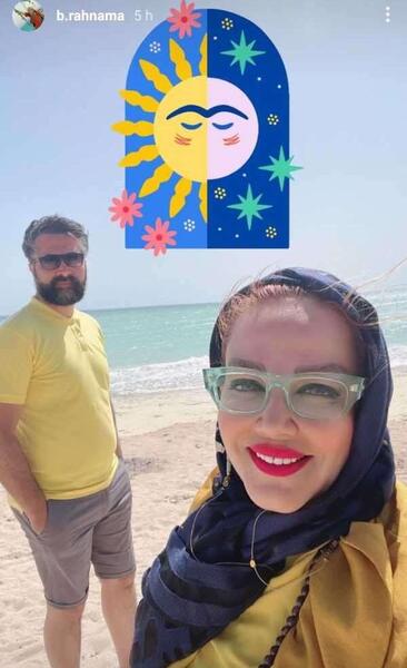عکس الهام حمیدی و بهاره رهنما در کیش
