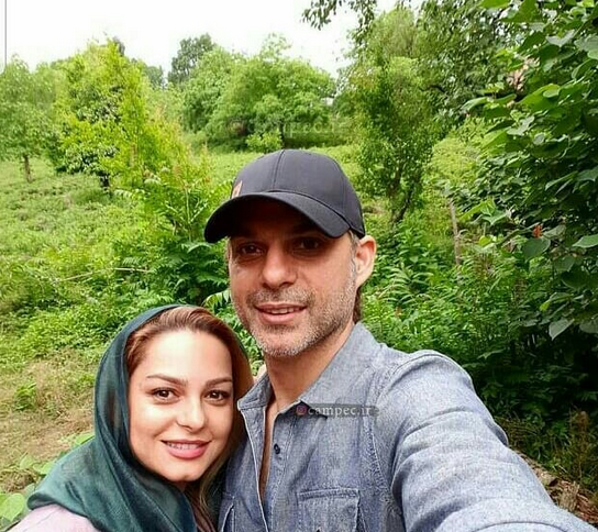 عکس پیمان معادی و خواهرش