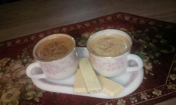 عکس قهوه ی دونفره