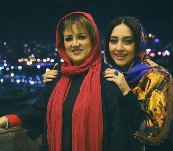 عکس بهاره افشاری و مادرش