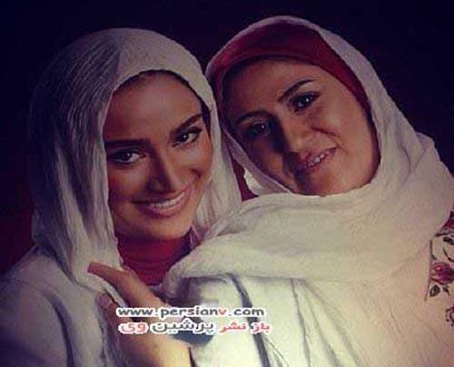 عکس بهاره افشاری و مادرش