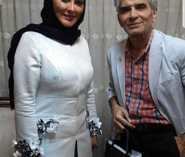 عکس جنجالی الهام حمیدی با لباس خانه