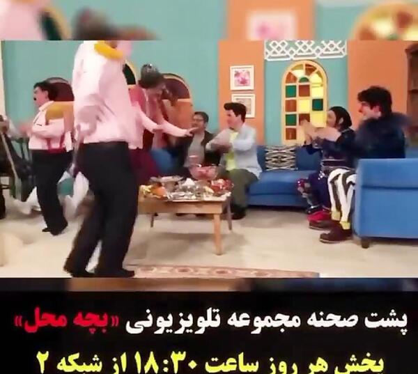 عکس پشت صحنه بچه محل عمو پورنگ