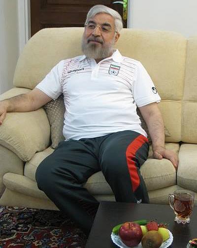 عکس گوشی حسن روحانی