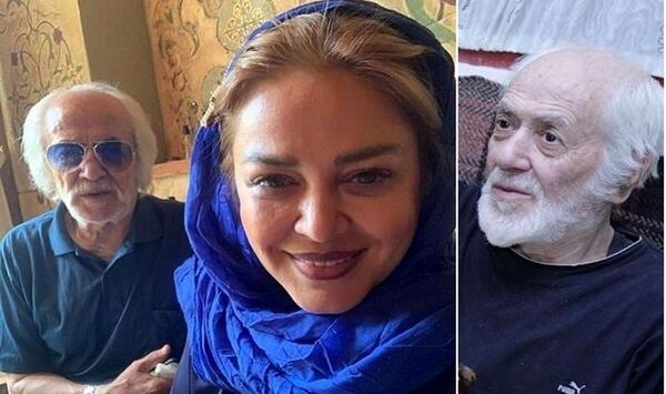 عکس بهاره رهنما در فوت پدرش