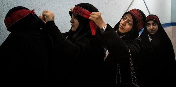 عکس دختر چادری سپاهی