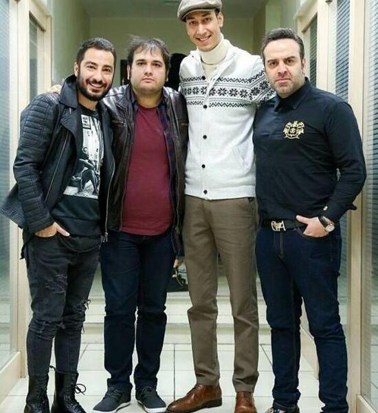 عکس بهرام افشاری و احمد مهرانفر