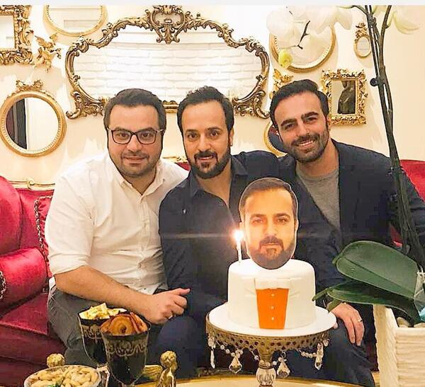 عکس جشن تولد احمد مهرانفر