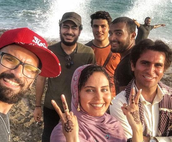 عکس الناز شاکردوست در شبی که ماه کامل شد