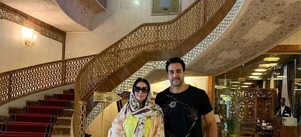 عکس پوریا پورسرخ و خانمش