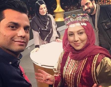 عکس بهنوش بختیاری با لباس بختیاری