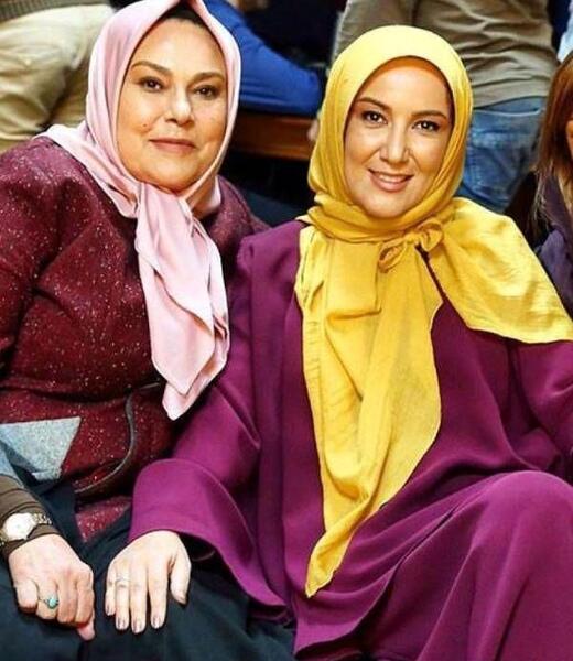عکس پانته آ بهرام و مادرش